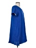 Topshop 100% Polyester Solid Blue Casual Dress Size 4 - photo 4