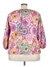Shein Curve Pink 3/4 Sleeve Blouse Size 4X - photo 2