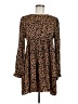 BP. 100% Rayon Animal Print Brown Casual Dress Size M - photo 1