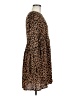 BP. 100% Rayon Animal Print Brown Casual Dress Size M - photo 4