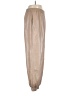 Babaton 100% Polyurethane Metallic Tan Track Pants Size M - photo 4