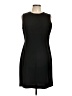 Assorted Brands 100% Polyester Solid Black Cocktail Dress Size 12 - photo 1