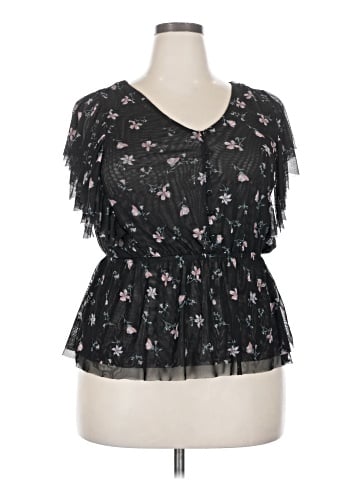 American Rag Cie Short Sleeve Blouse (view 1)