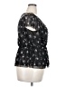 American Rag Cie Black Short Sleeve Blouse Size XXL - photo 4