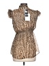 Casting Animal Print Brown Cocktail Dress Size Lg (3 or L) - photo 2