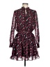 NSR 100% Polyester Hearts Red Casual Dress Size M - photo 1
