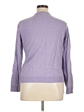 Top Violet Col V Manches Longues Pour Femme Petite Taille - Karen Scott