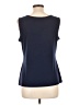 IMAN Blue Sleeveless Top Size L - photo 2