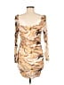 Blāshe Animal Print Tan Cocktail Dress Size M - photo 2