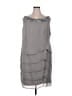 Le Bos 100% Polyester Gray Cocktail Dress Size 20 - photo 1