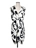 Express 100% Polyester Graphic White Ivory Cocktail Dress Size S - photo 1