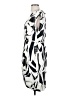 Express 100% Polyester Graphic White Ivory Cocktail Dress Size S - photo 5