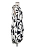 Express 100% Polyester Graphic White Ivory Cocktail Dress Size S - photo 4