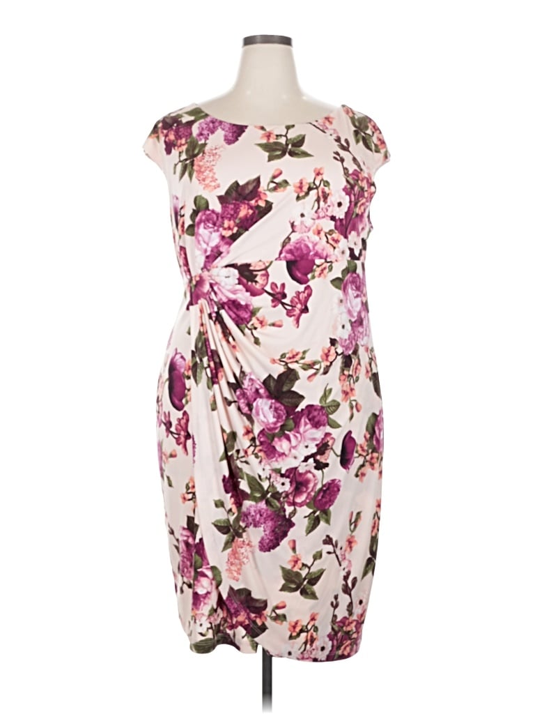 Pre-owned Signature Cocktail Dress In Pink