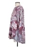 One World Paisley Burgundy Long Sleeve Blouse Size S - photo 5