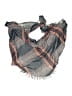 Unbranded 100% Polyester Plaid Brown Blue Scarf One size - photo 1