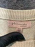 Philosophy Republic Clothing Ivory Pullover Sweater Size XS - photo 7