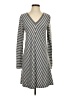Max Studio Chevron-herringbone Gray Casual Dress Size S - photo 1