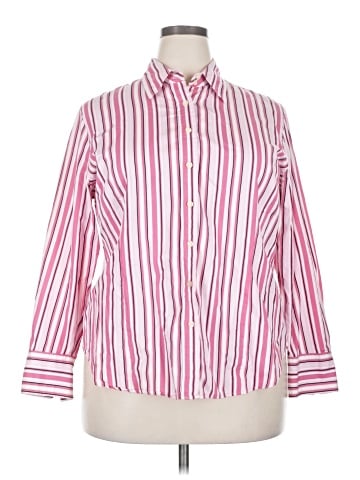 Jones New York Signature Long Sleeve Button-Down Shirt (view 1)