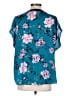Torrid 100% Polyester Teal Short Sleeve Blouse Size Med Plus (00) - photo 2