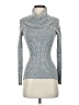 It's Our Time Silver Turtleneck Sweater Size S - photo 1
