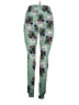 Lularoe Print Green Leggings Size 1X (Tall & Curvy) - photo 2