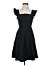 Unbranded 100% Polyester Solid Black Cocktail Dress Size S - photo 1