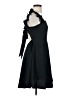 Unbranded 100% Polyester Solid Black Cocktail Dress Size S - photo 4