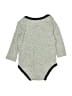 Nike Gray Long Sleeve Onesie 3-6 MO / 6 MO - photo 2