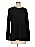 LOGO by Lori Goldstein Black Long Sleeve Blouse Size S - photo 1
