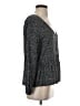 Shein Gray Long Sleeve Blouse Size 4 - photo 4