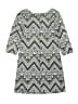 Amy Byer 100% Polyester Chevron-herringbone Gray Black Dress Size 7 - photo 2