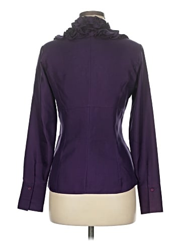 Thomas Pink Long Sleeve Silk Top (view 2)