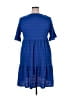 Unbranded 100% Polyester Blue Casual Dress Size XXL - photo 2