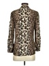 Joie 100% Viscose Animal Print Brown Long Sleeve Button-Down Shirt Size XXS - photo 2