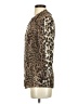 Joie 100% Viscose Animal Print Brown Long Sleeve Button-Down Shirt Size XXS - photo 5