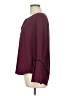 AB Studio Burgundy Long Sleeve Blouse Size L - photo 5