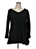 Evans Black 3/4 Sleeve T-Shirt Size 16 - photo 1