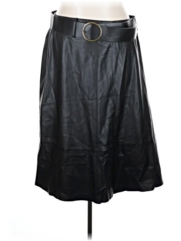 City Chic Faux Leather Skirt (view 1)