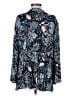 Torrid 100% Rayon Blue Long Sleeve Blouse Size Med Plus (00) - photo 2