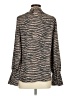 Joie 100% Polyester Animal Print Brown Long Sleeve Blouse Size XS - photo 2