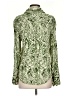 Zara Paisley Green Long Sleeve Blouse Size S - photo 2