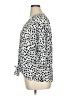 Kancystore Animal Print Silver 3/4 Sleeve Blouse Size XL - photo 5