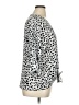 Kancystore Animal Print Silver 3/4 Sleeve Blouse Size XL - photo 4