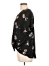 Tua 100% Polyester Black Short Sleeve Blouse Size XL - photo 5