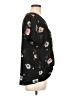 Tua 100% Polyester Black Short Sleeve Blouse Size XL - photo 4