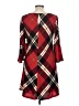 JH Plaid Red Casual Dress Size M - photo 2