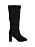 Express 100% Leather Black Boots Size 10 - photo 1