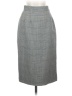 Barry Bricken Houndstooth Gray Formal Skirt Size 4 - photo 1