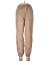 Unbranded 100% Polyester Solid Tan Casual Pants Size L - photo 1
